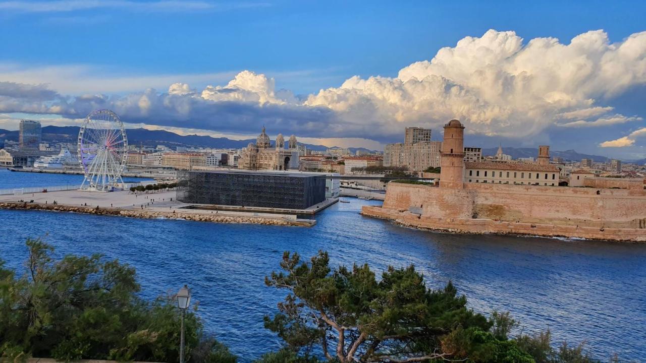 Escale Marseillaise, Grand T2 Calme, Pres Du Vieux Port Pour 2 A 4 Personnes, Nettoyage Rigoureux Apartment Марсилия Екстериор снимка