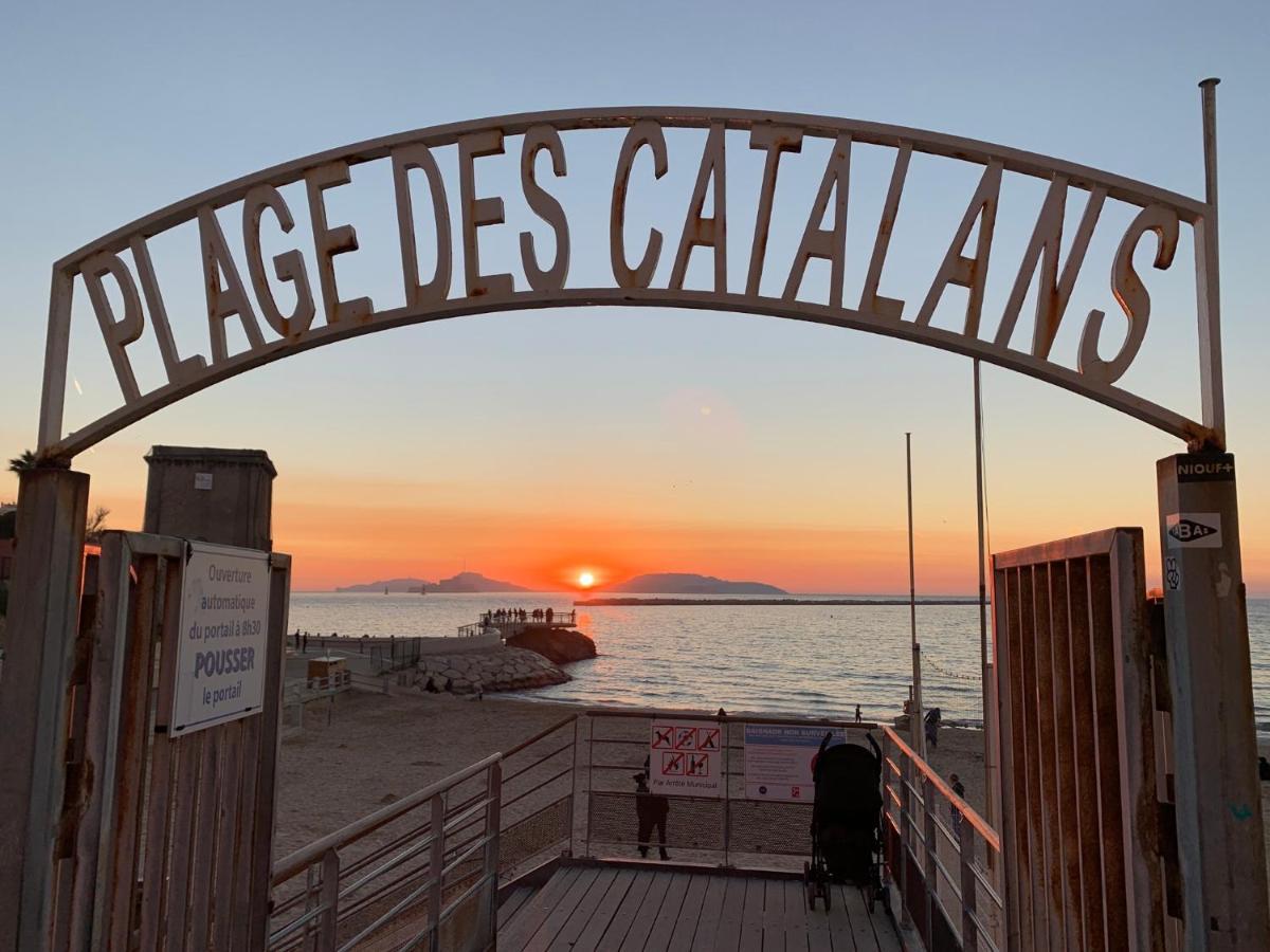 Escale Marseillaise, Grand T2 Calme, Pres Du Vieux Port Pour 2 A 4 Personnes, Nettoyage Rigoureux Apartment Марсилия Екстериор снимка