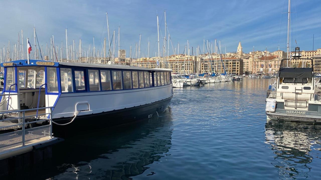 Escale Marseillaise, Grand T2 Calme, Pres Du Vieux Port Pour 2 A 4 Personnes, Nettoyage Rigoureux Apartment Марсилия Екстериор снимка