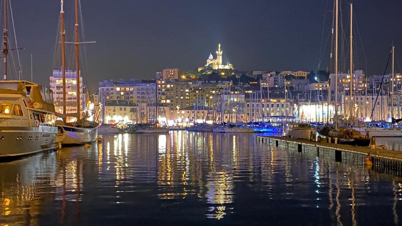 Escale Marseillaise, Grand T2 Calme, Pres Du Vieux Port Pour 2 A 4 Personnes, Nettoyage Rigoureux Apartment Марсилия Екстериор снимка